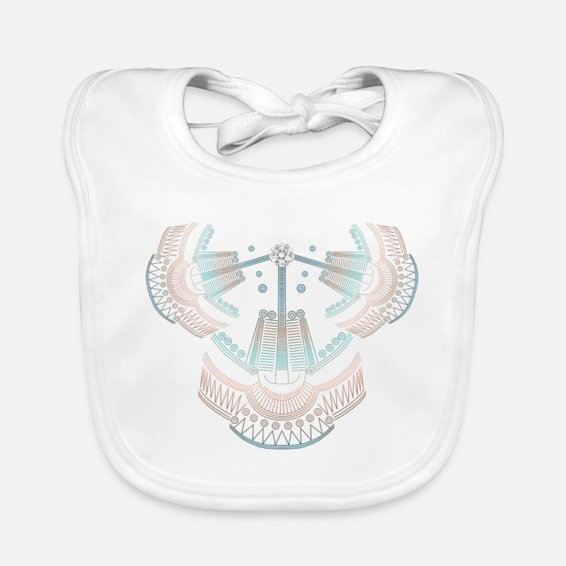 amphore sarde avec brillant Bavoir bio Bébé