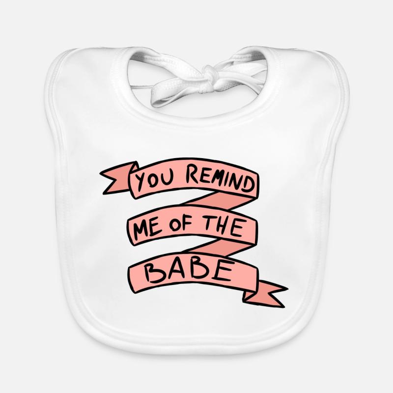 Tu me rappelles le bébé Bavoir bio Bébé