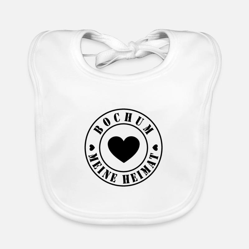 Meine Heimat Bochum Baby Bio-Lätzchen