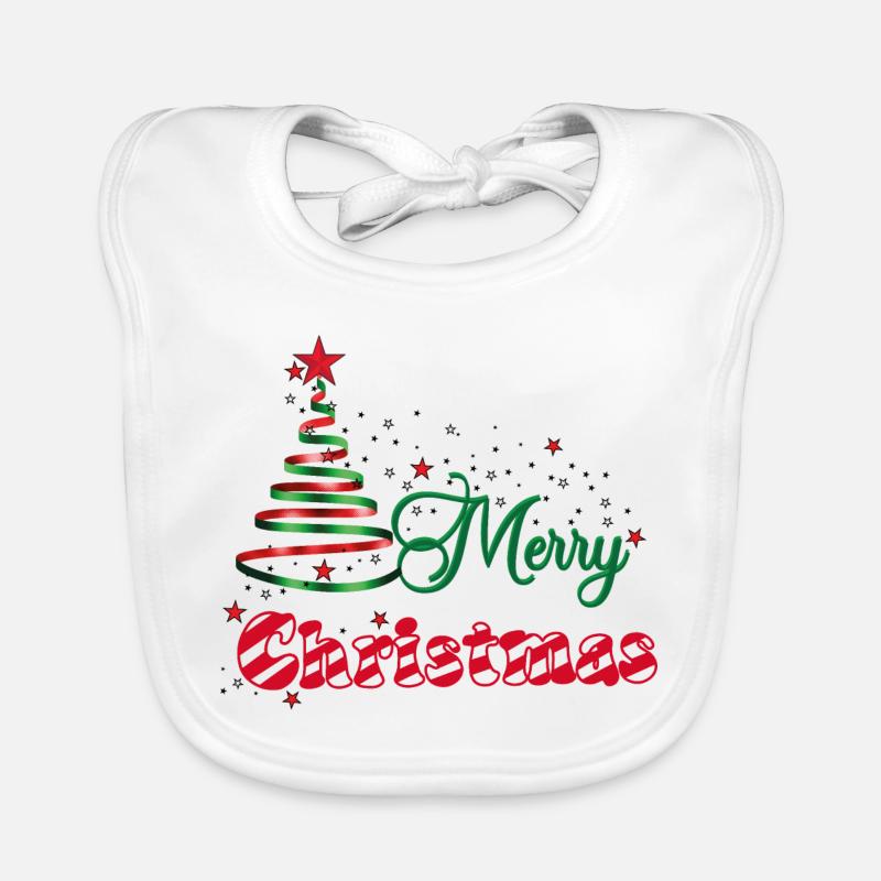 Christmas Stardust Organic Baby Bibs