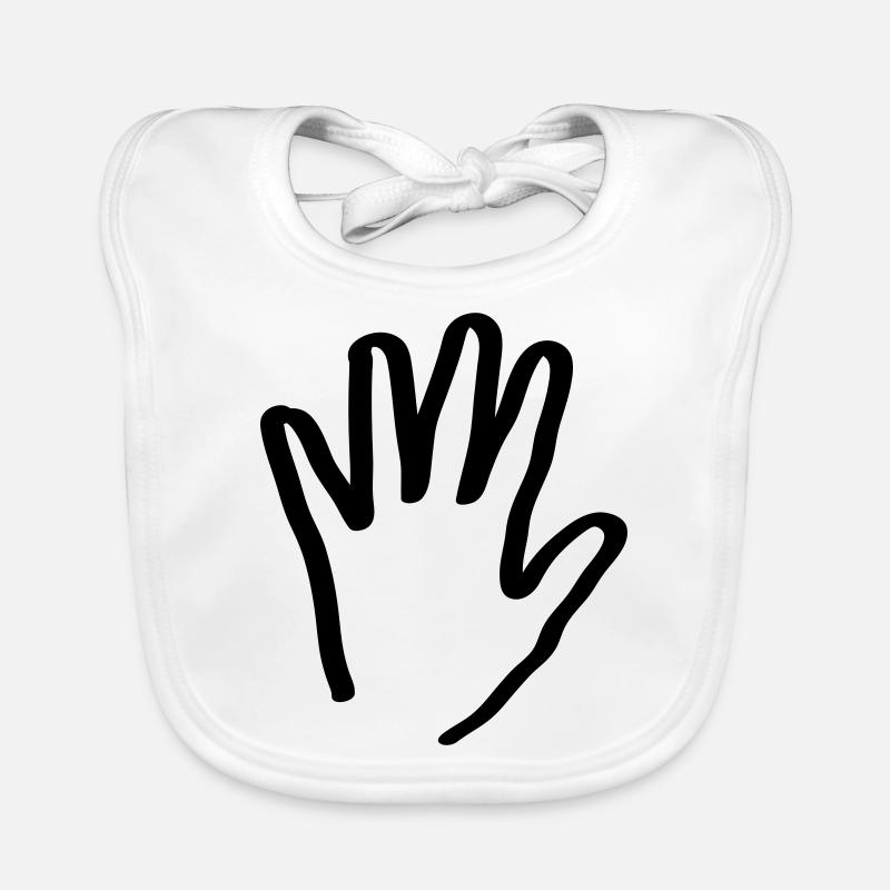 main Bavoir bio Bébé