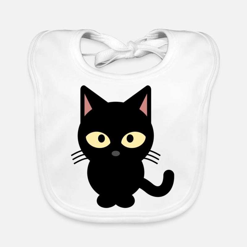 chat Bavoir bio Bébé