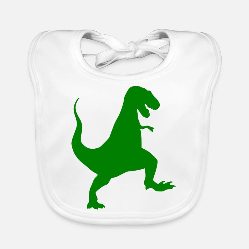 Dinosaurs: T REX Organic Baby Bibs