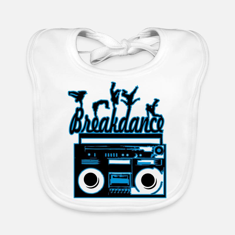breakdance Bavoir bio Bébé