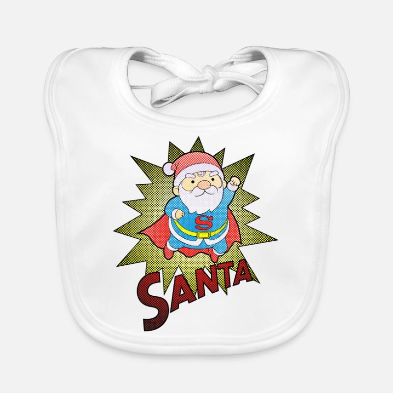 Santa superbe Bavoir bio Bébé