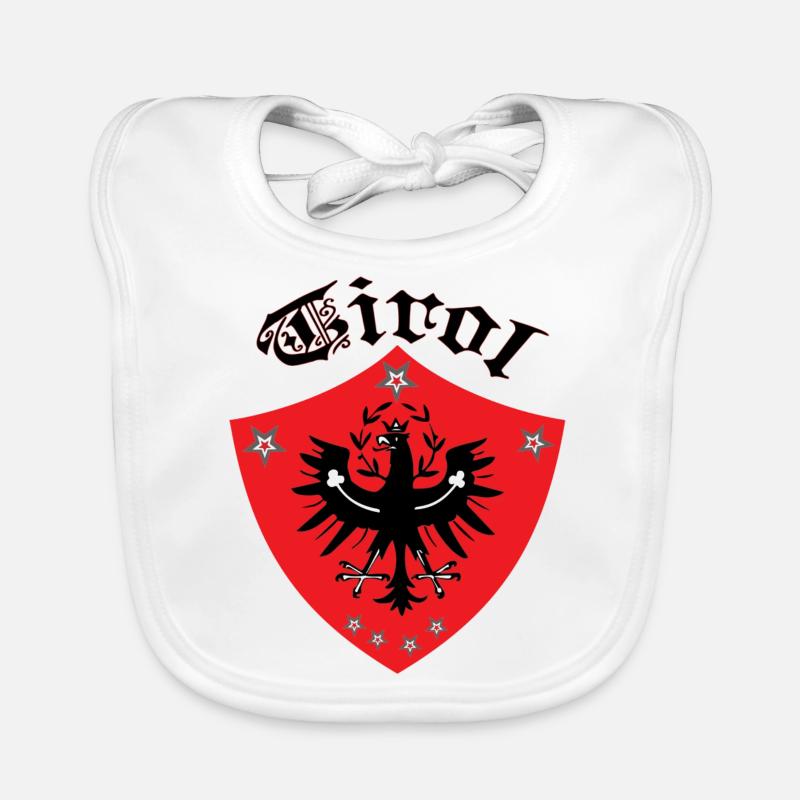 Tirol - Bavoir bio Bébé - blanc