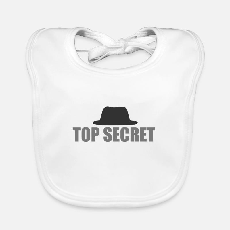 Top Secret Hacker Organic Baby Bibs