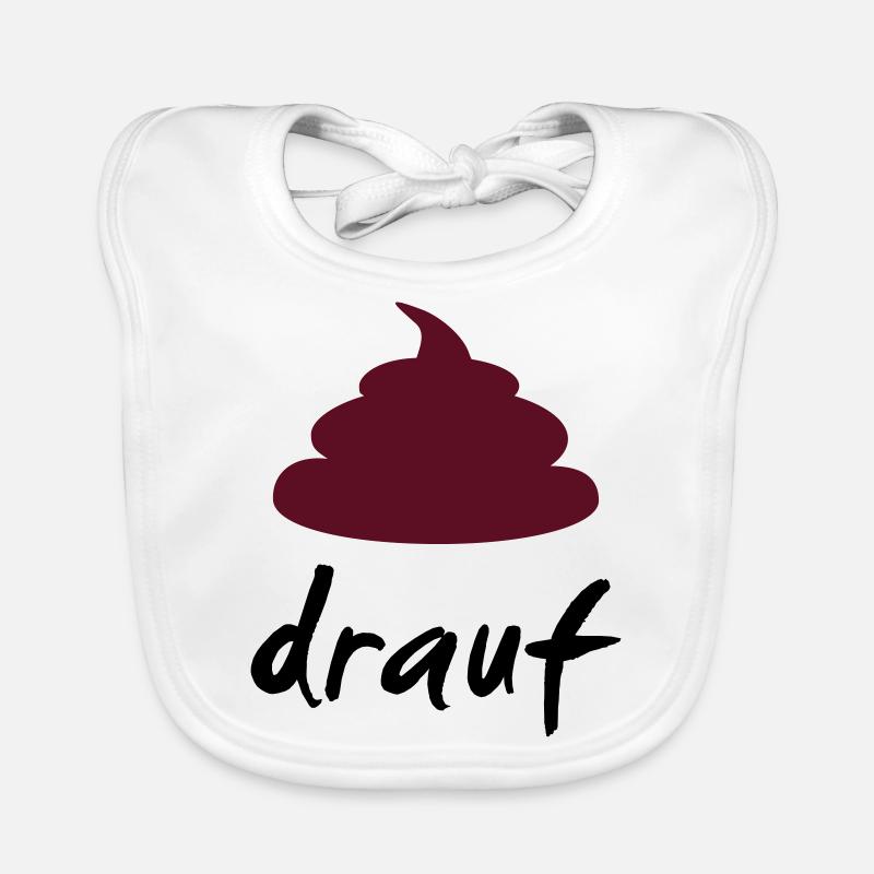 scheiss drauf Baby Bio-Lätzchen