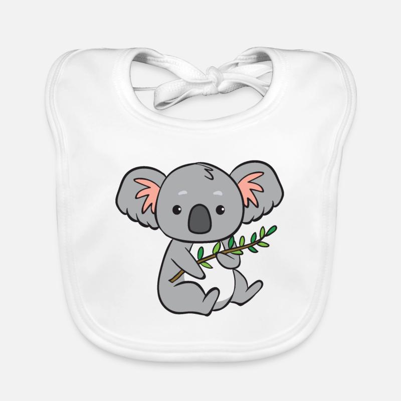 Koala - avec branche Bavoir bio Bébé