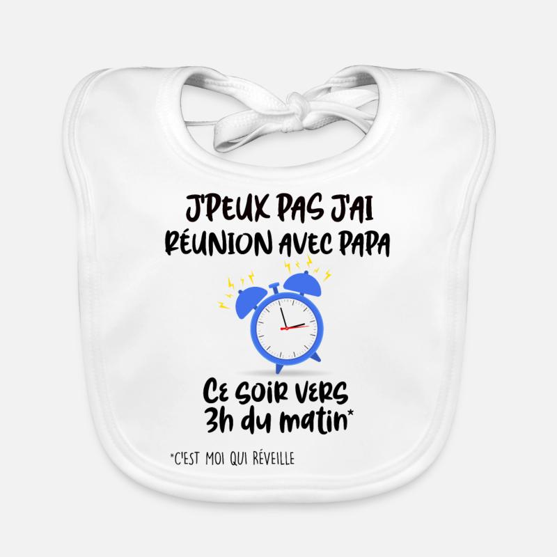 Bébé ne dort pas Bavoir bio Bébé