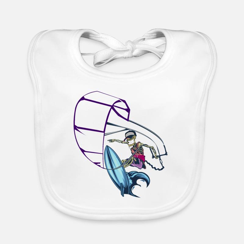 kitesurfing Organic Baby Bibs
