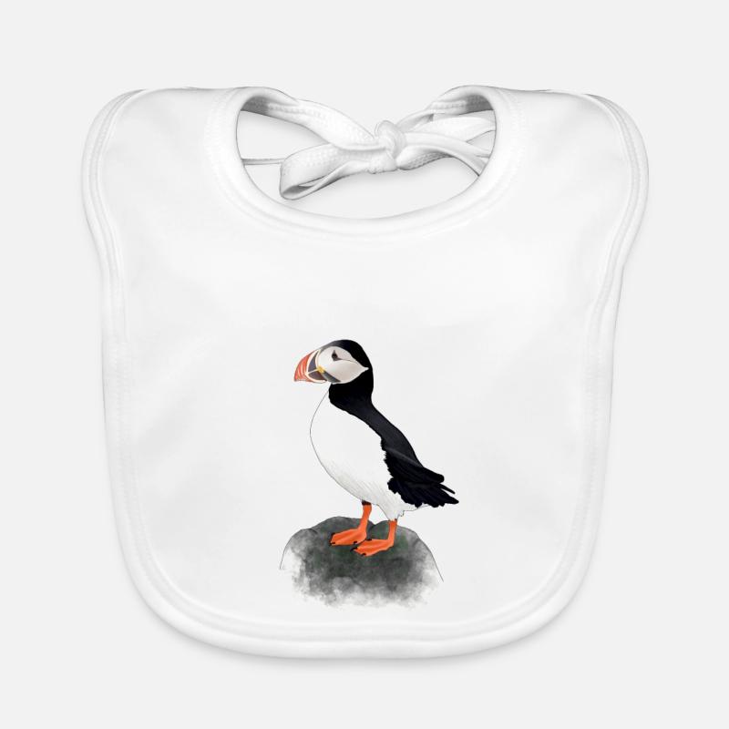 Macareux moine Bavoir bio Bébé
