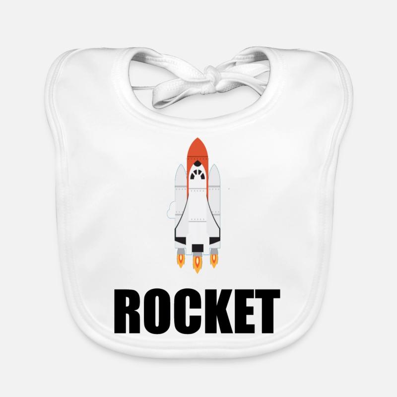 Fusée Bavoir bio Bébé