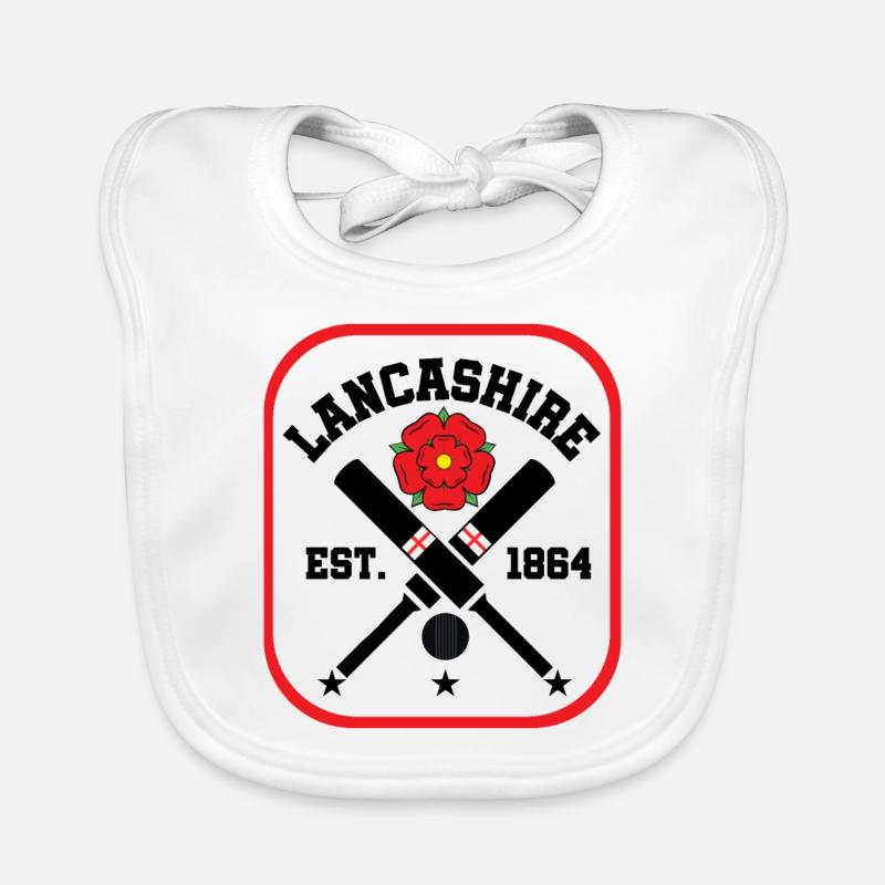 Lancashire County Cricket Baby Bio-Lätzchen