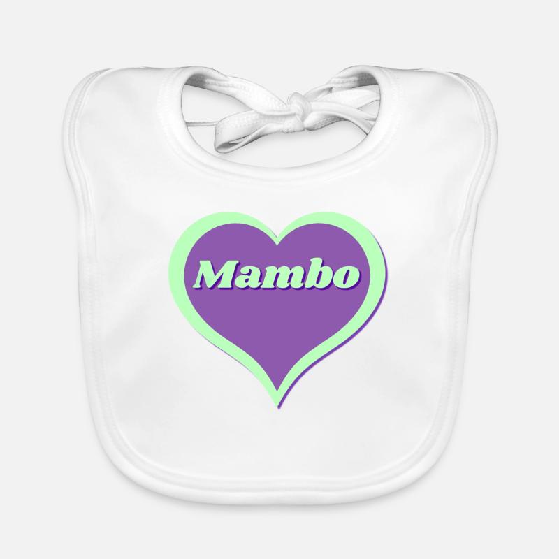 Mambo Herz Baby Bio-Lätzchen