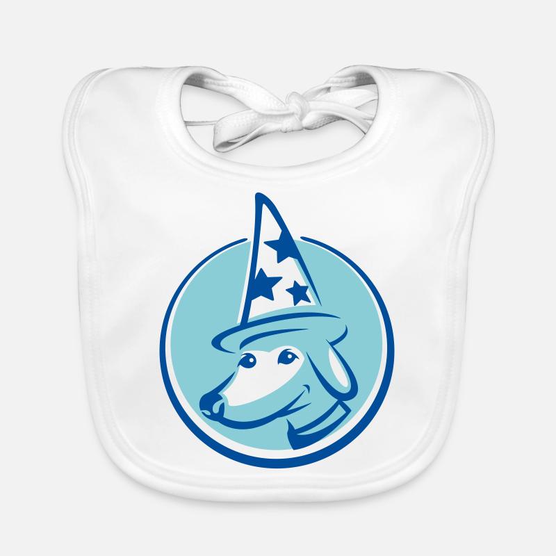 Zauberer Hund Baby Bio-Lätzchen