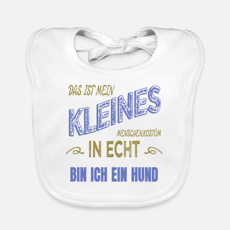 geburtstag bluthund spruch geburtstagsgeschenk Baby Bio-Lätzchen