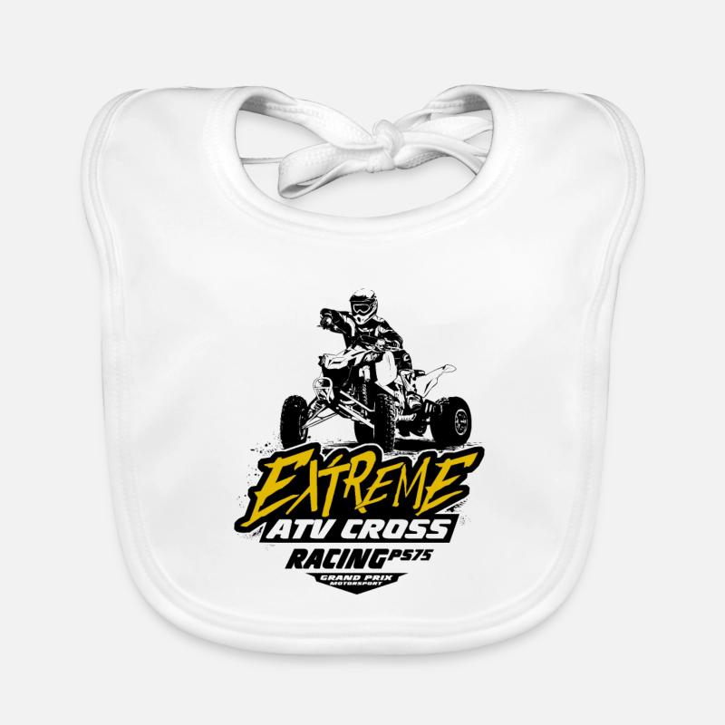 Quad Racing - VTT Racer Bavoir bio Bébé