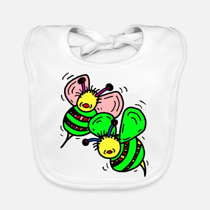 Abeilles Bavoir bio Bébé