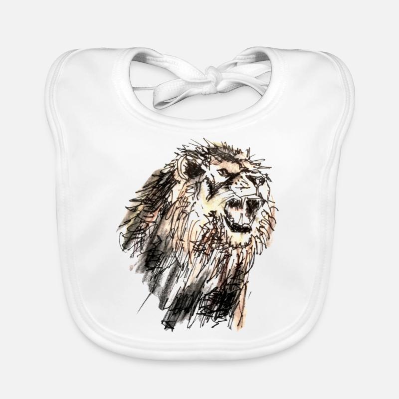 lion Organic Baby Bibs