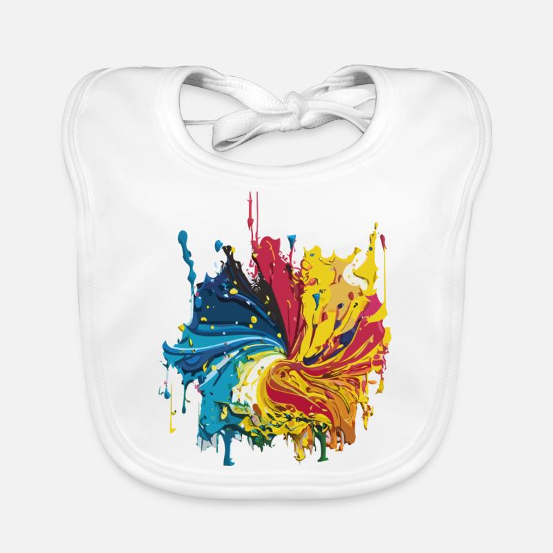 Olie regnbue Hagesmække af økologisk bomuld