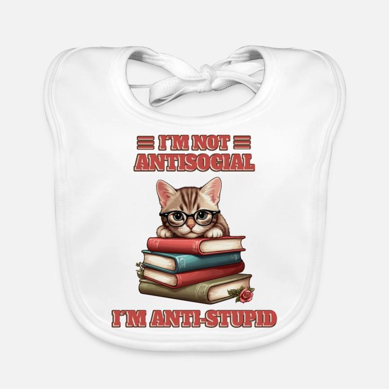 Bébé chat intelligent Bavoir bio Bébé