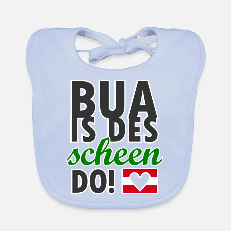 Dialecte de l’Autriche de Styrie Bavoir bio Bébé