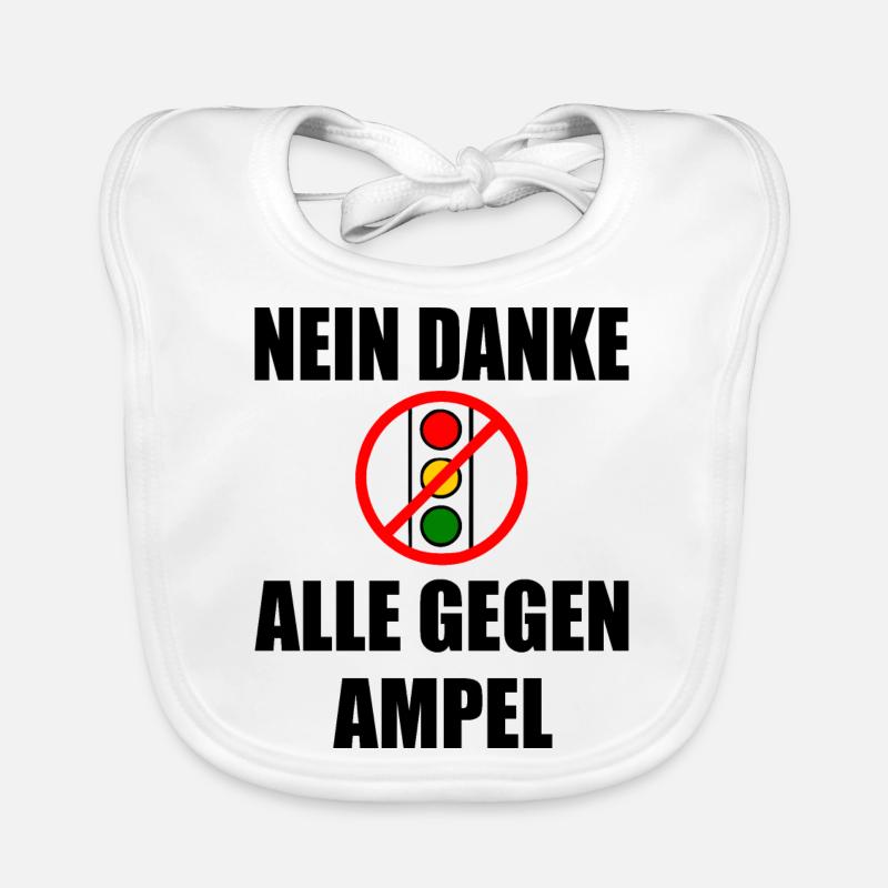 ampel nein danke Baby Bio-Lätzchen