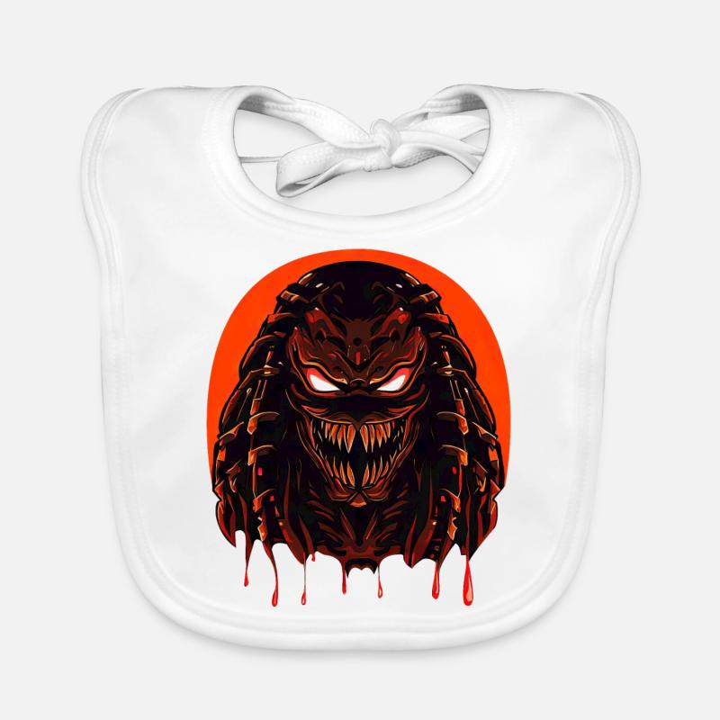 Scary Logo Organic Baby Bibs