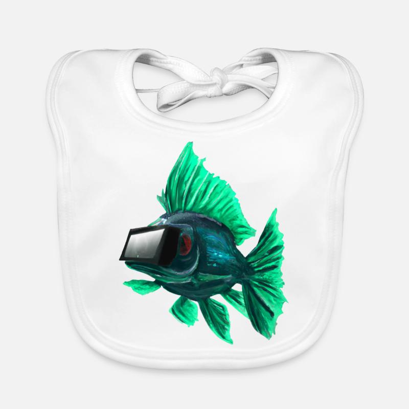 Fish_01 Bavoir bio Bébé