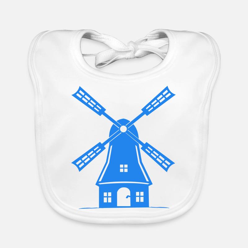 Windmill Mill Organic Baby Bibs