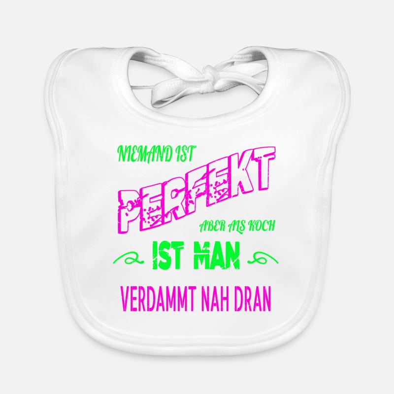 geburtstag chef küchenchefin geburtstagsgeschenk Baby Bio-Lätzchen