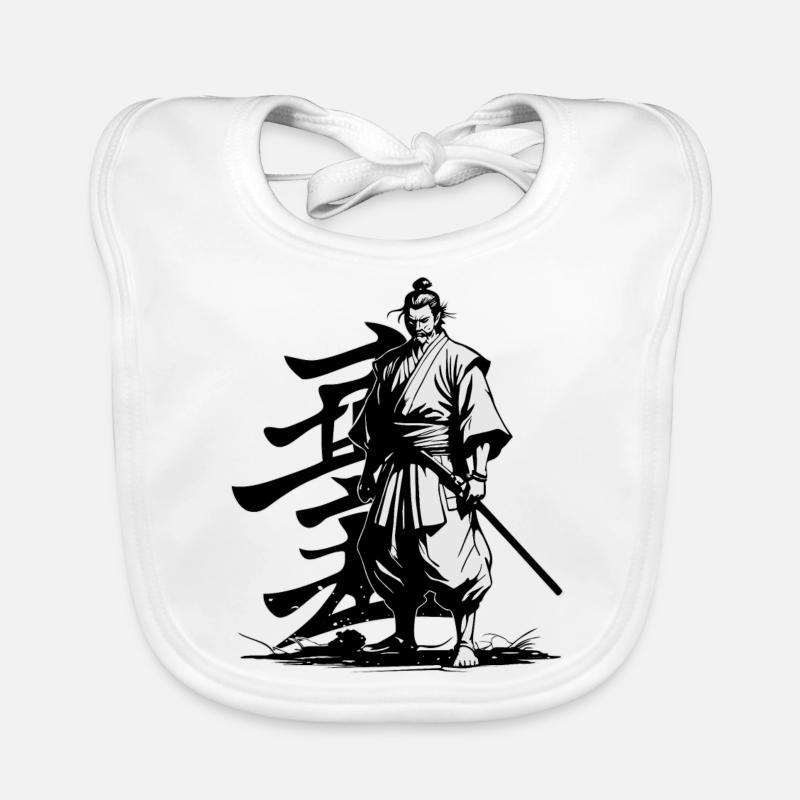 SAMURAI-KRIEGER Baby Bio-Lätzchen