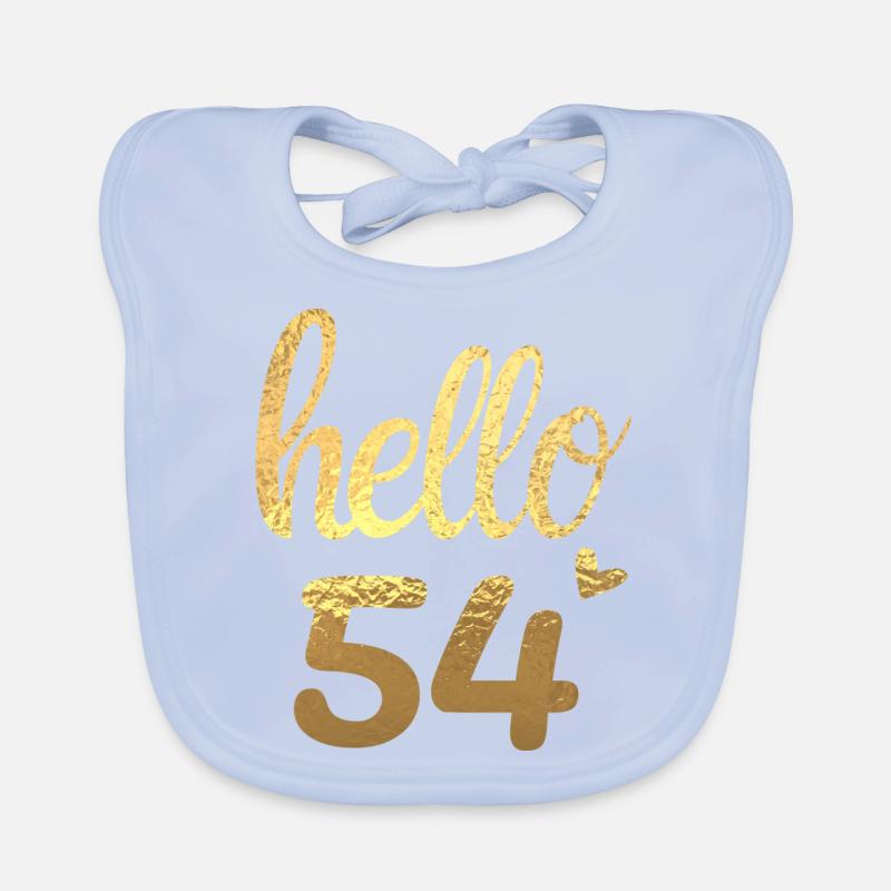 Hello 54 doré Bavoir bio Bébé