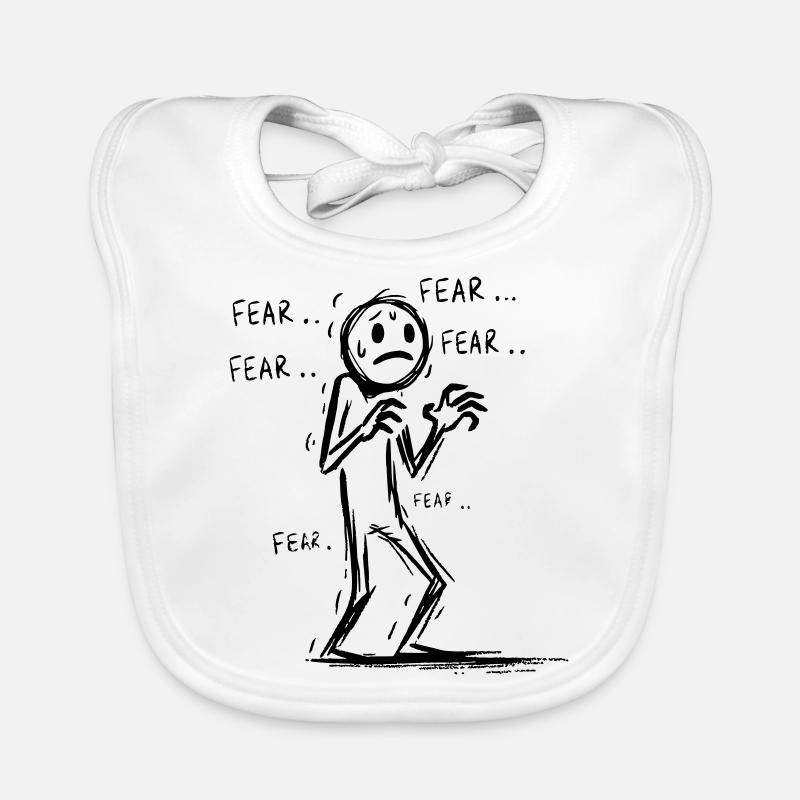 Anxious man Organic Baby Bibs
