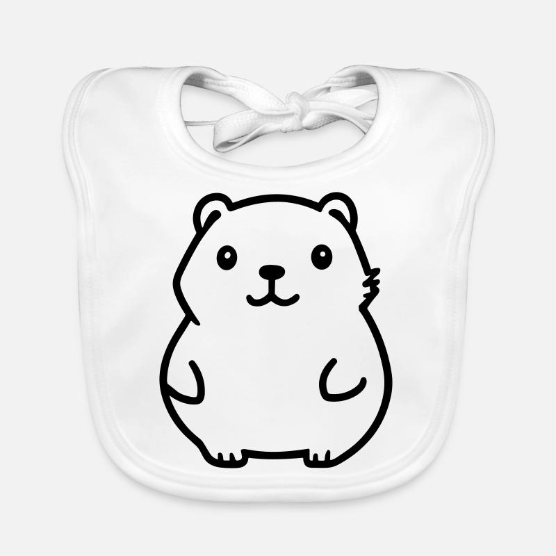 Murmeltier Baby Bio-Lätzchen