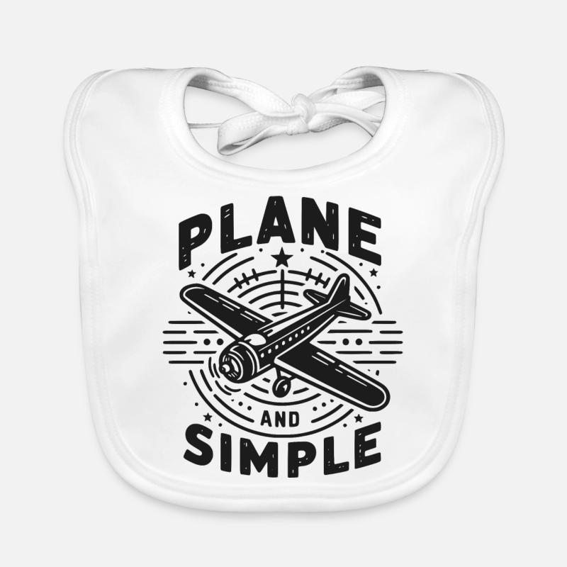 Flach und einfach Baby Bio-Lätzchen