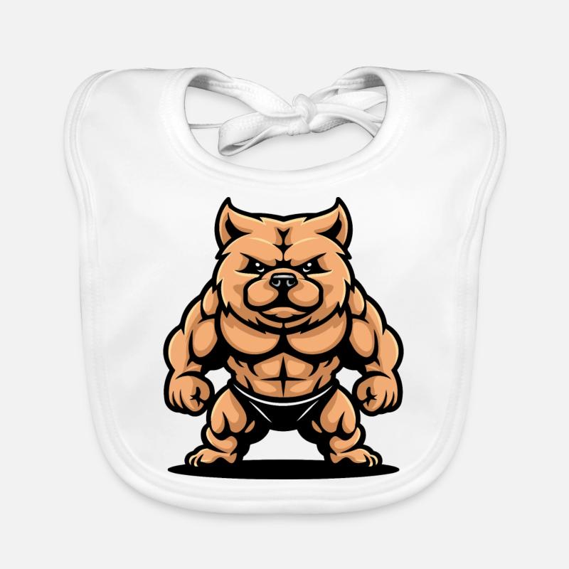 Dog Comic Organic Baby Bibs