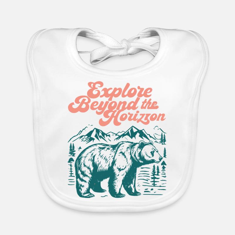 Explorez au-delà de l’horizon Bavoir bio Bébé