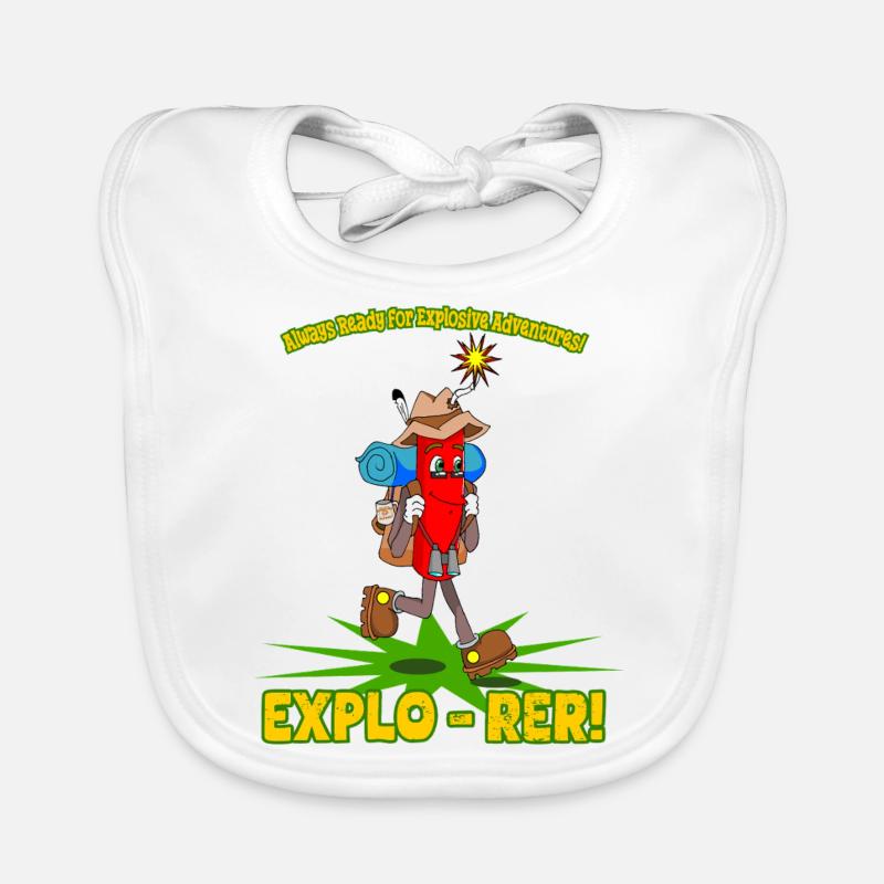 Explo-rer Funny Adventures Randonneur et Excursion Bavoir bio Bébé