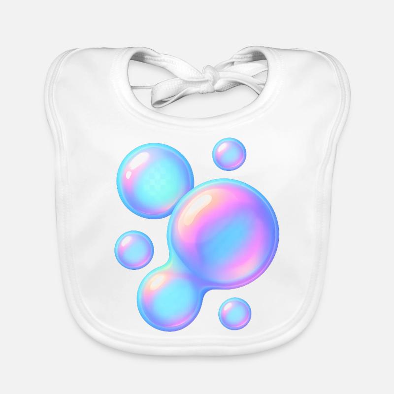 Color Bubbles – Stylische Seifenblasen in 3D-Optik Baby Bio-Lätzchen
