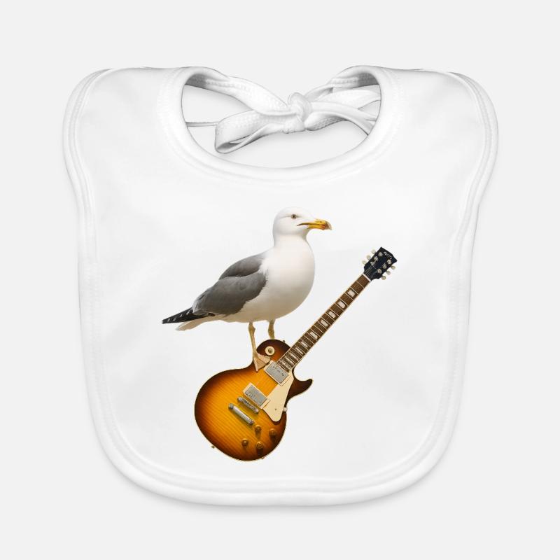 BBB Seagull Logo Organic Baby Bibs