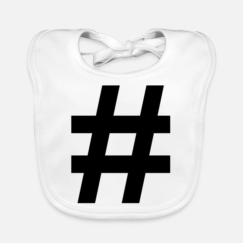 raute hashtag # Baby Bio-Lätzchen