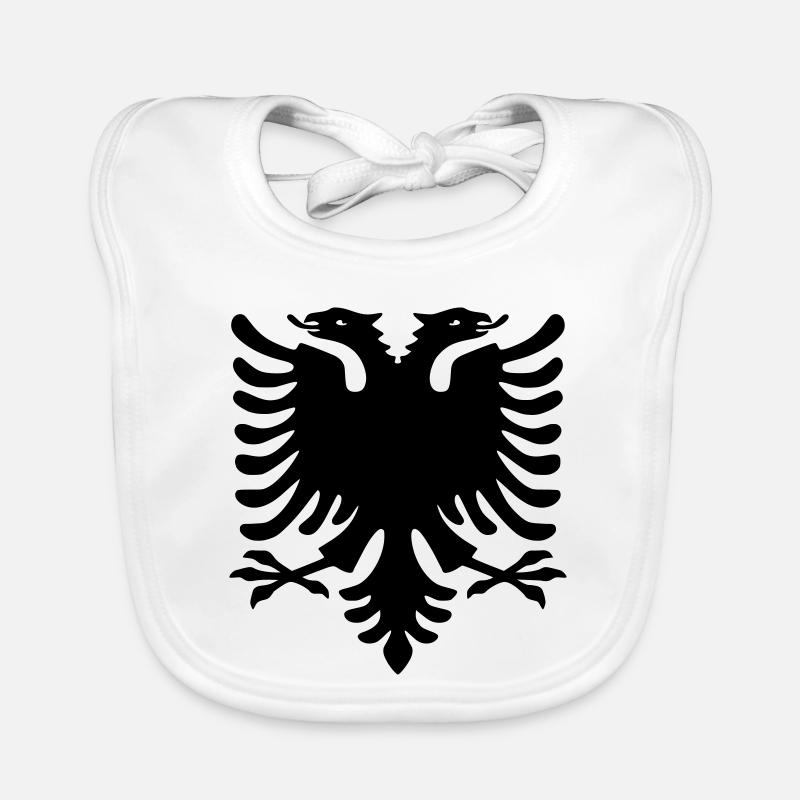 albania_2019 - Baby Bio-Lätzchen - Weiß