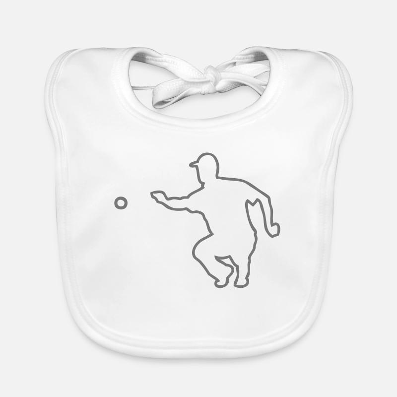 pointer ball petanque 2 Organic Baby Bibs