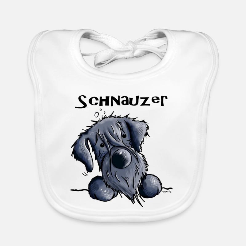 Süßer Schnauzer Baby Bio-Lätzchen
