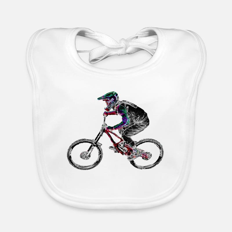 vtt mtb downhill Bavoir bio Bébé