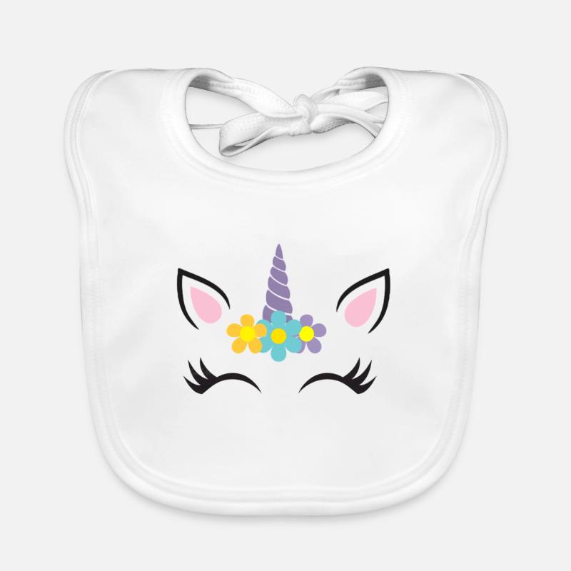 Licorne Bavoir bio Bébé