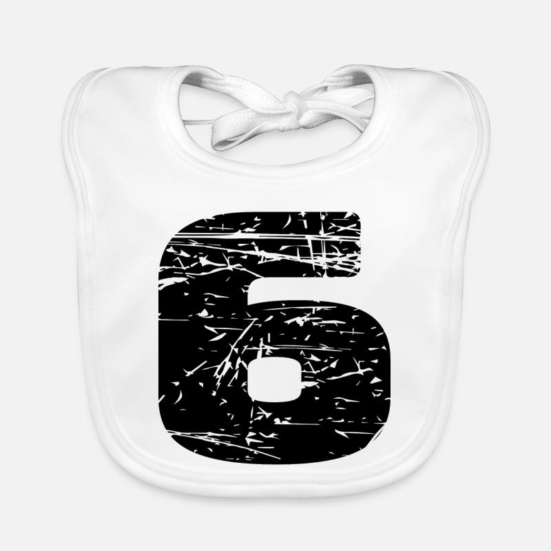 6 Organic Baby Bibs