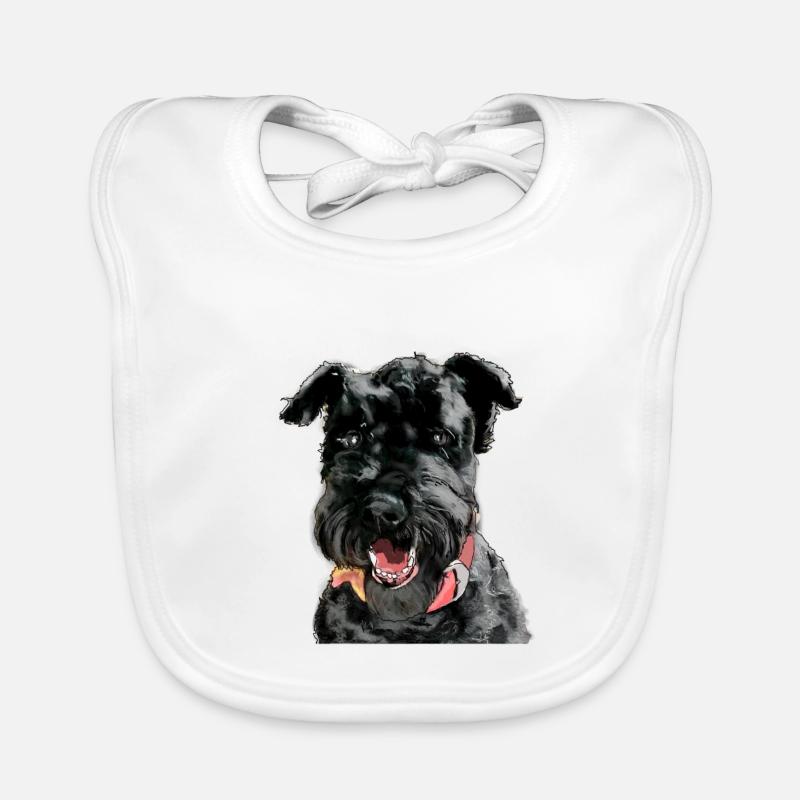 Kerry Blue Terrier Baby Bio-Lätzchen